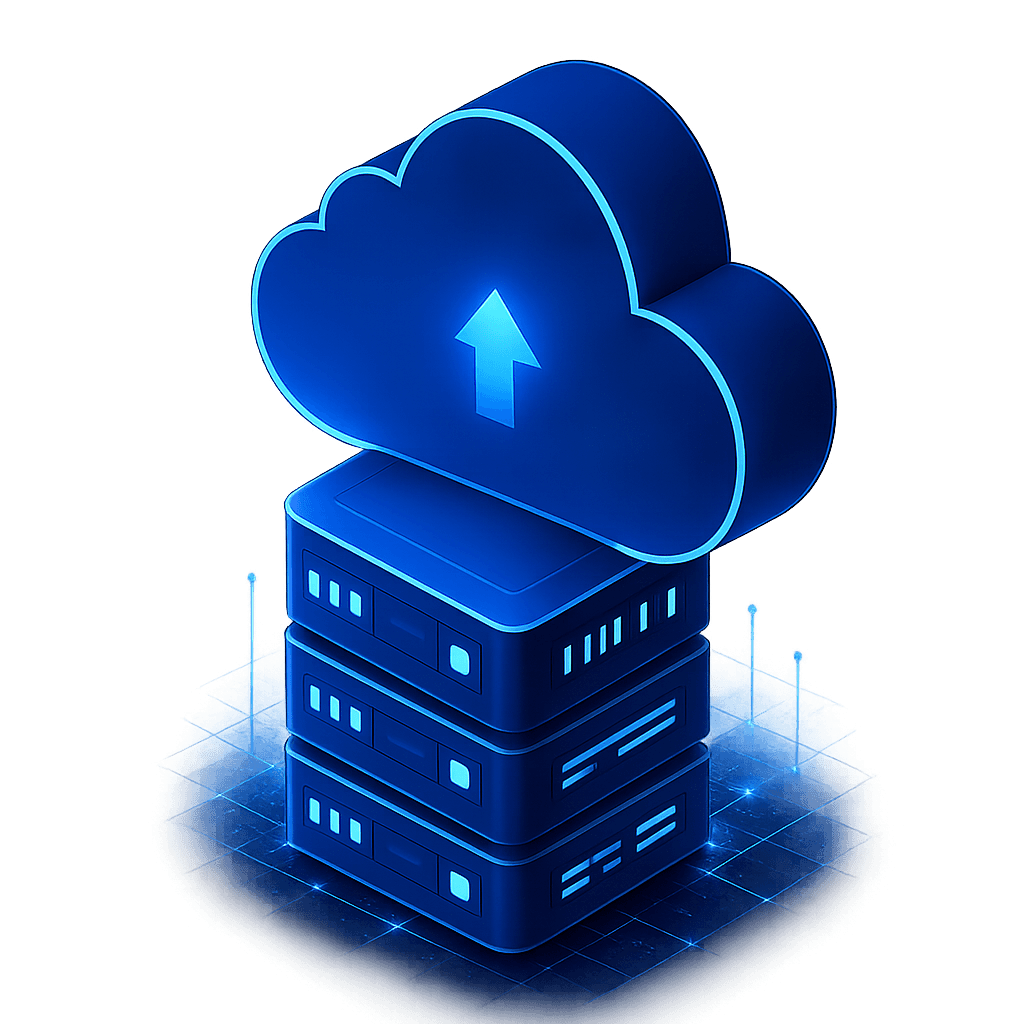 Cloud Infrastruktur Illustration